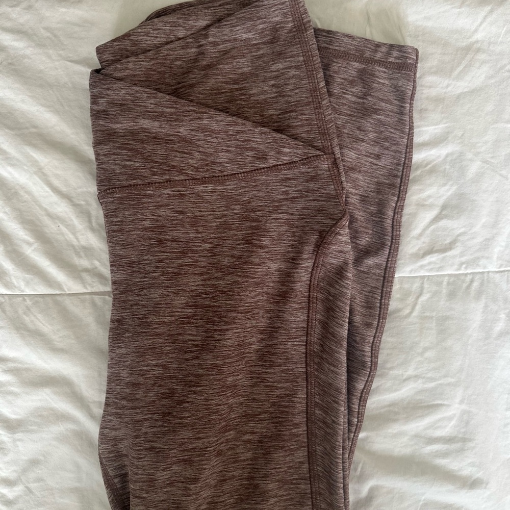 Red Heathered Leggings